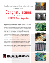 PCB007 China Mag - Congratulations Ad